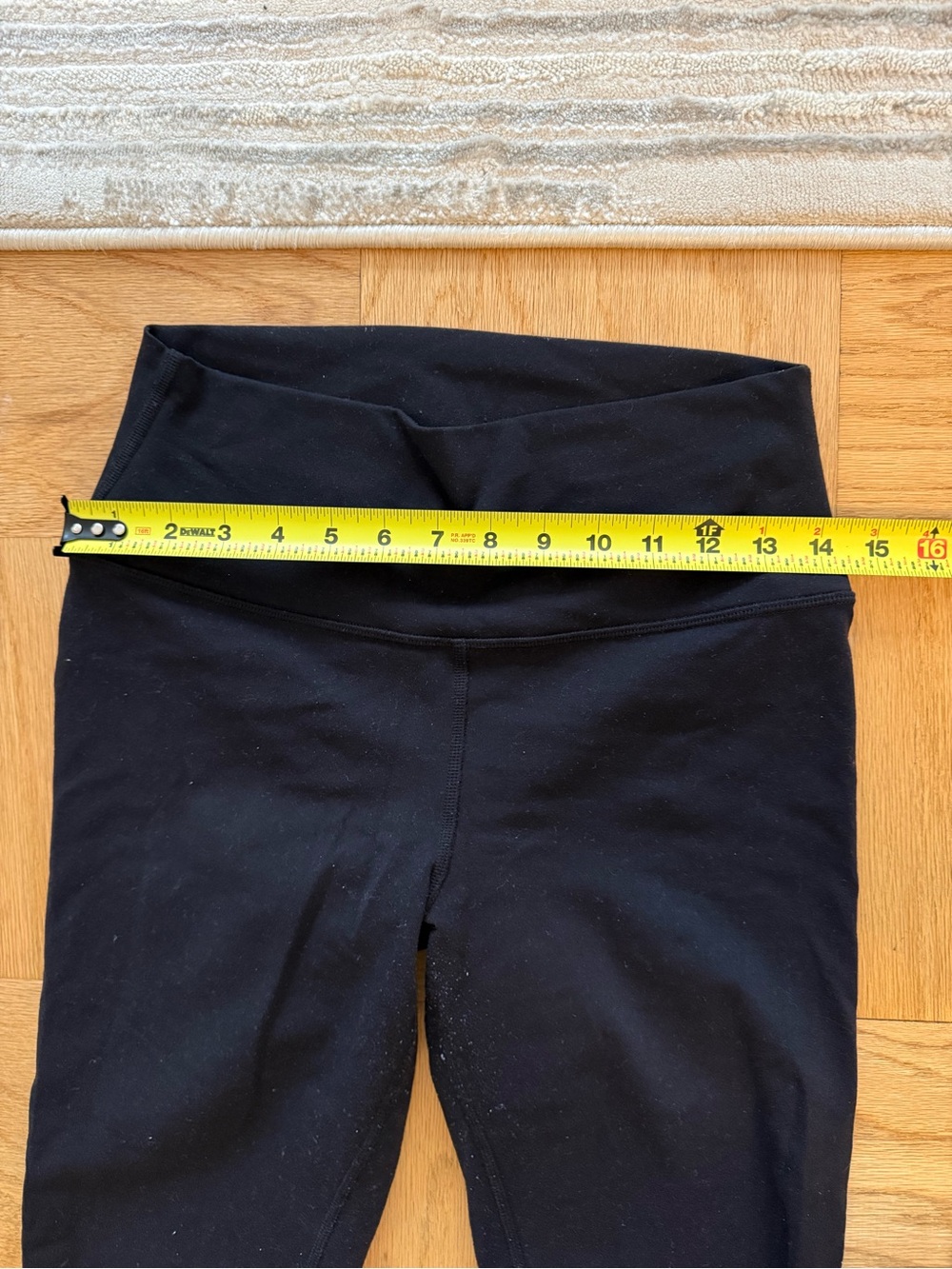 Alo High Waist Black Leggings Women's Large Yoga Workout - Picture 3 of 3